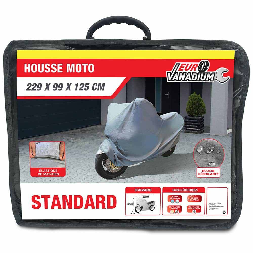 Euro Vanadium - Housse pour moto - intérieur 229 x 99 x 125 Gris - Imagen 4