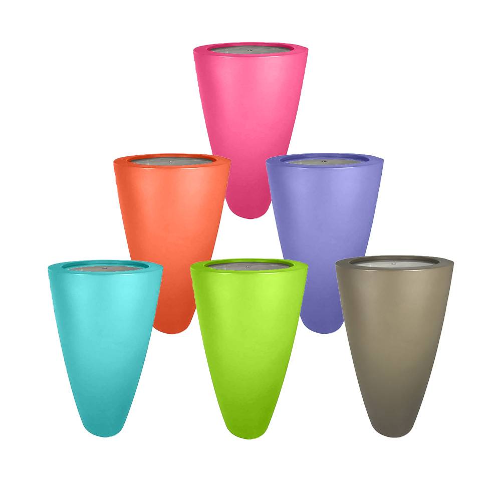 Pot conique 3 en 1 dessus inox-lot de 6 - Imagen 1