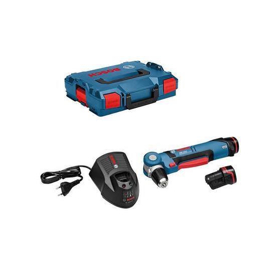 Bosch - Perceuse Visseuse d'angle BOSCH GWB12V-10 - 2 batterie 2.0Ah 12V, chargeur, coffret L-Boxx - 0601390908 - Image 3