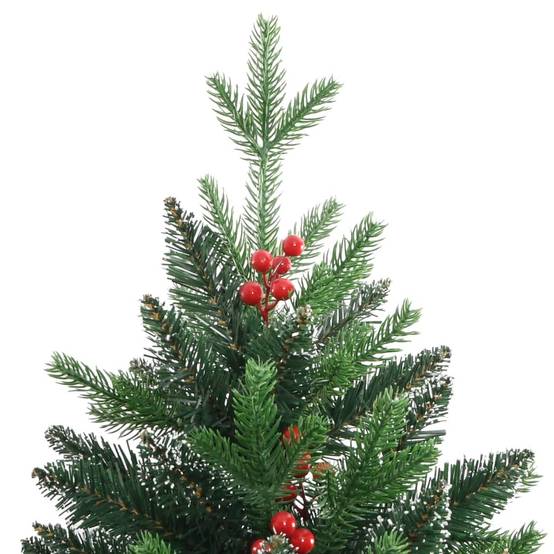 Vidaxl - Sapin de Noël artificiel à charnières avec baies rouges 150 cm vidaXL 356732 - Image 4