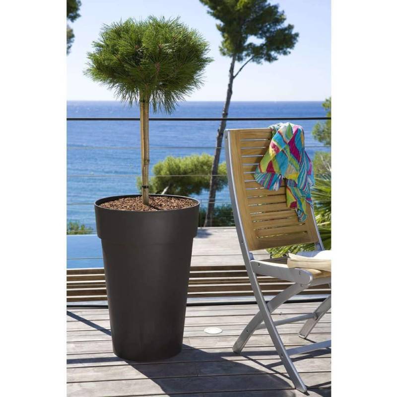 Sans Marque - Eda Vase Haut Toscane - 67l - O 46 X 65 Cm - Anthracite - Imagen 3