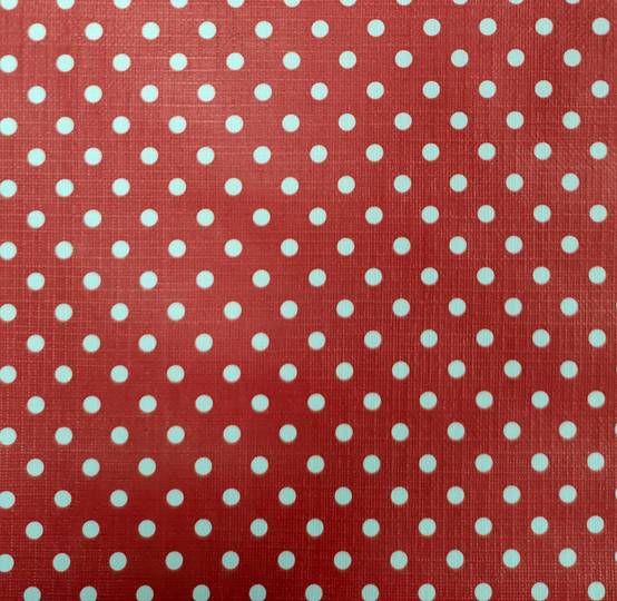Nappe Composition PVC Base Polyester Anti-taches À Pois Taille 100X140 CM - Imagen 3