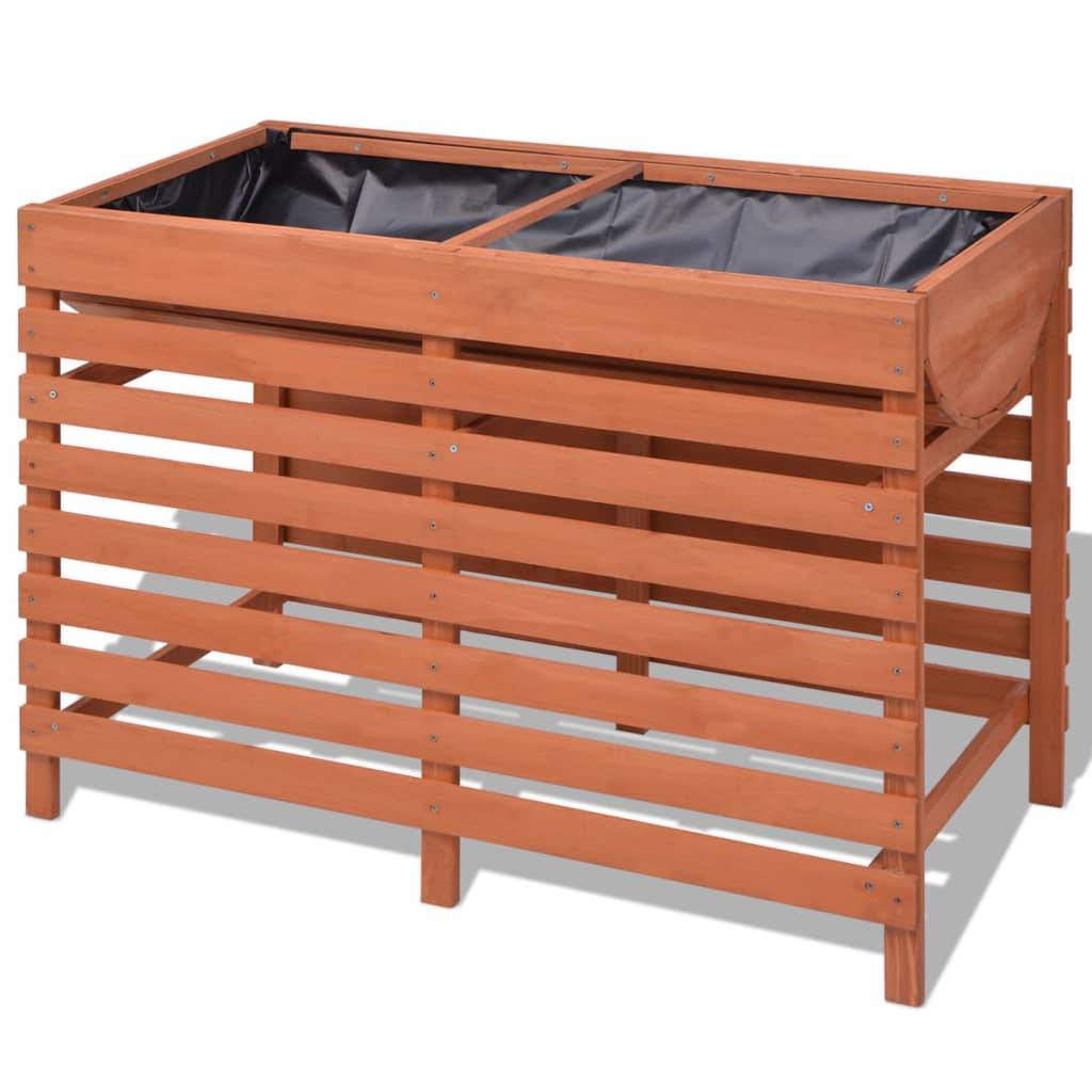 Helloshop26 - Jardinière 100 x 50 x 71 cm bois - Image 1