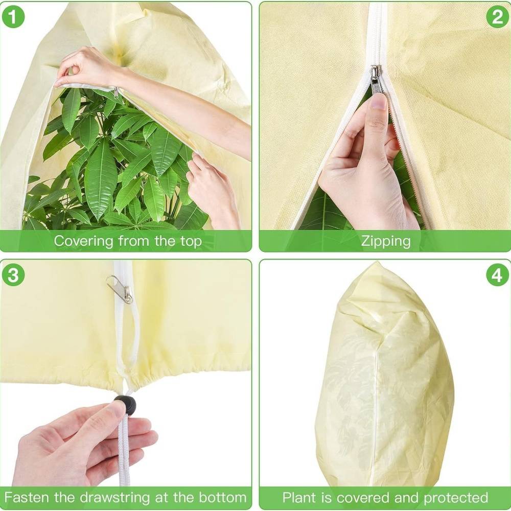 DtopbuyAge - Housse d'hivernage 2Pack - 100x80cm - Protection anti-gel & UV - DtopbuyAge - Image 3