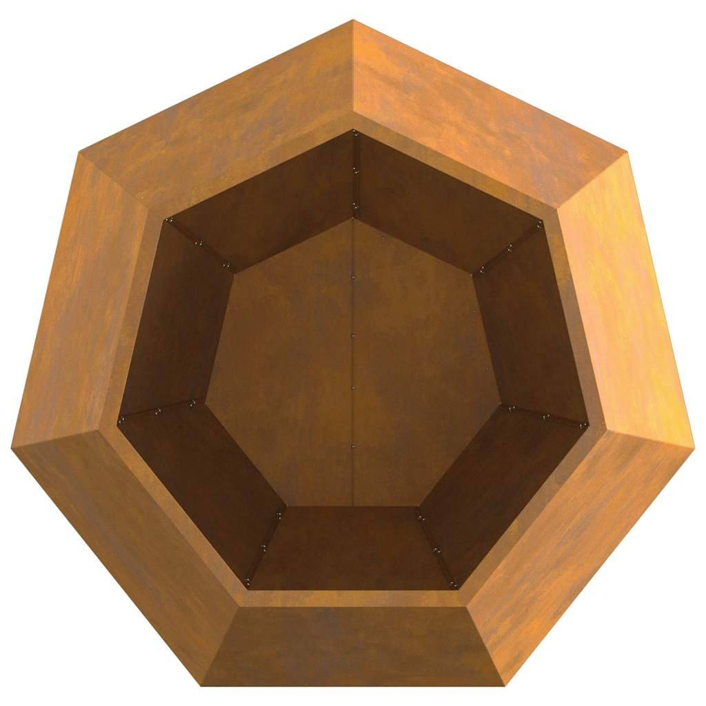 ComfortXL - Jardinière carrée acier Corten effet rouillé jardin 100x100cm – ComfortXL Outdoor Living - Image 7