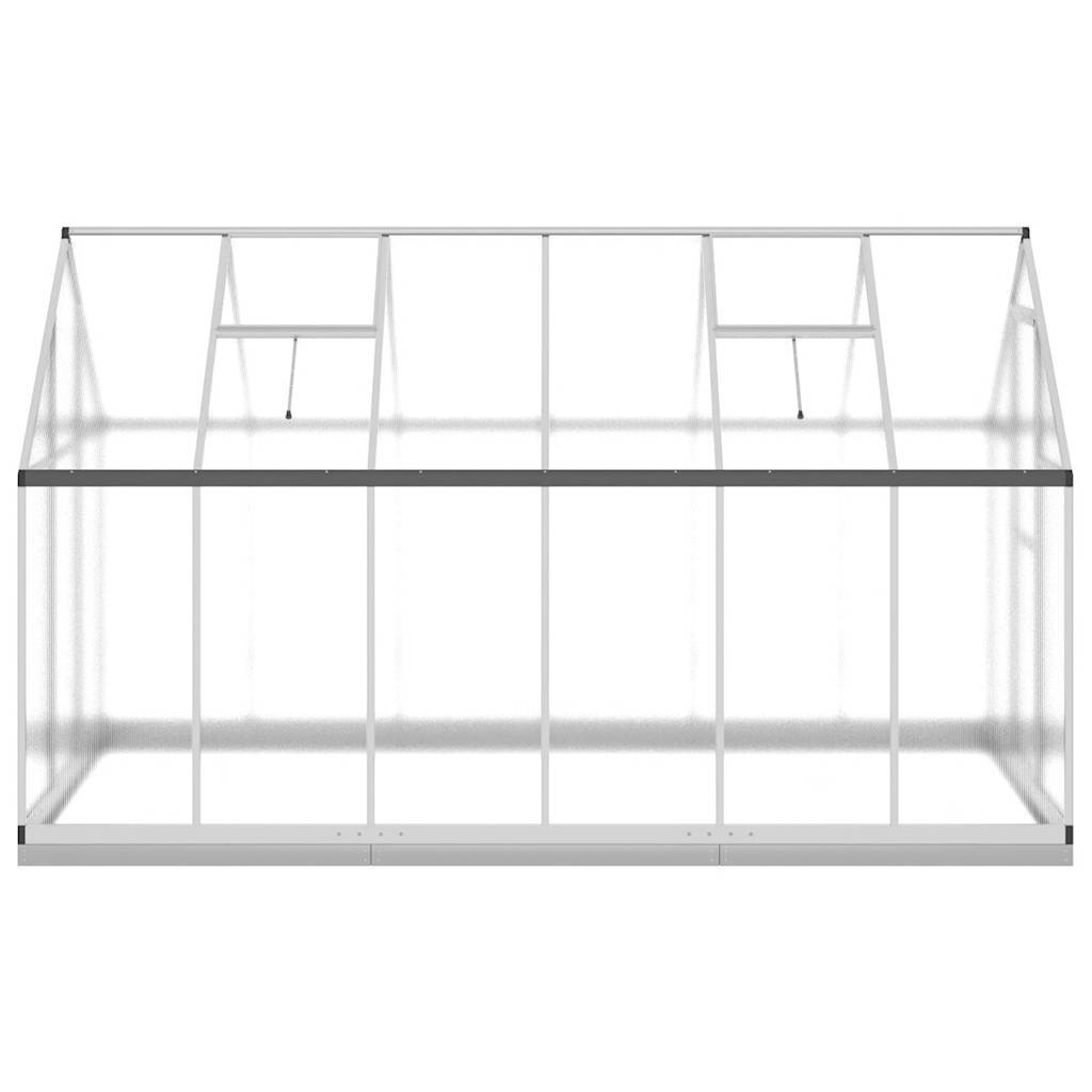 PANGIVO - Serre aluminium et polycarbonate argenté 334 x 169 x 202 cm - PANGIVO - Image 4
