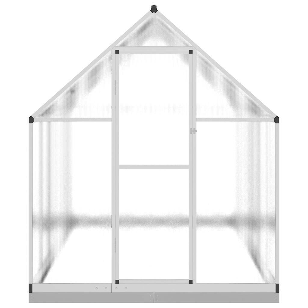 PANGIVO - Serre aluminium et polycarbonate argenté 334 x 169 x 202 cm - PANGIVO - Image 3