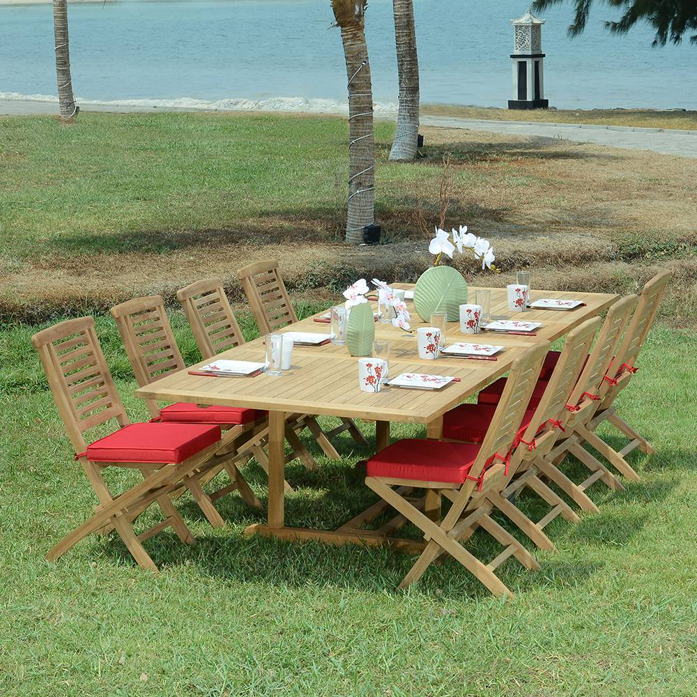 Salon de jardin teck massif Antalya, 8 places - TECK'Attitude - Image 2