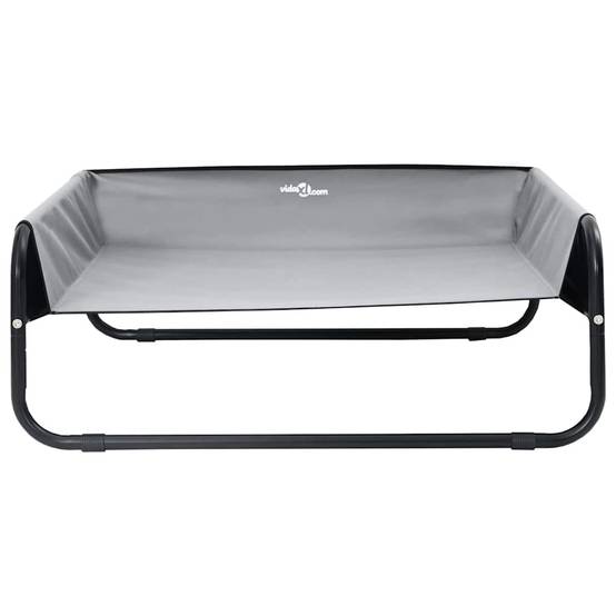 Lit pour chien surélevé en tissu Oxford pour jardin et maison Gris clair S – ComfortXL Pet Living - Image 4
