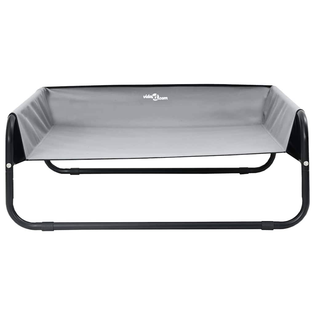 Lit pour chien surélevé en tissu Oxford pour jardin et maison Gris clair S – ComfortXL Pet Living - Image 4