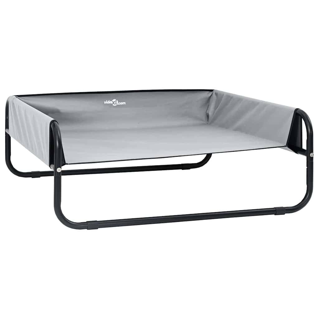 Lit pour chien surélevé en tissu Oxford pour jardin et maison Gris clair S – ComfortXL Pet Living - Image 2