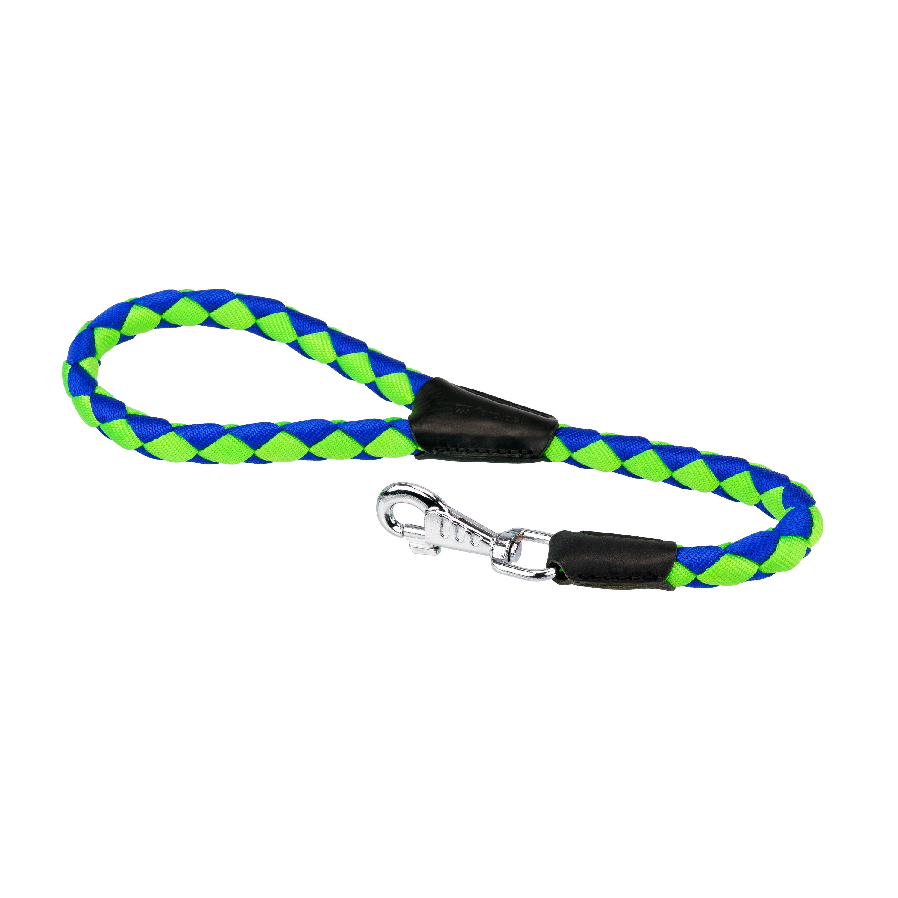 Ferplast - Laisse Courte pour Chiens en Nylon tressé TWIST MATIC GM18/60, avec Mousqueton Magnétique Automatique - Imagen 1