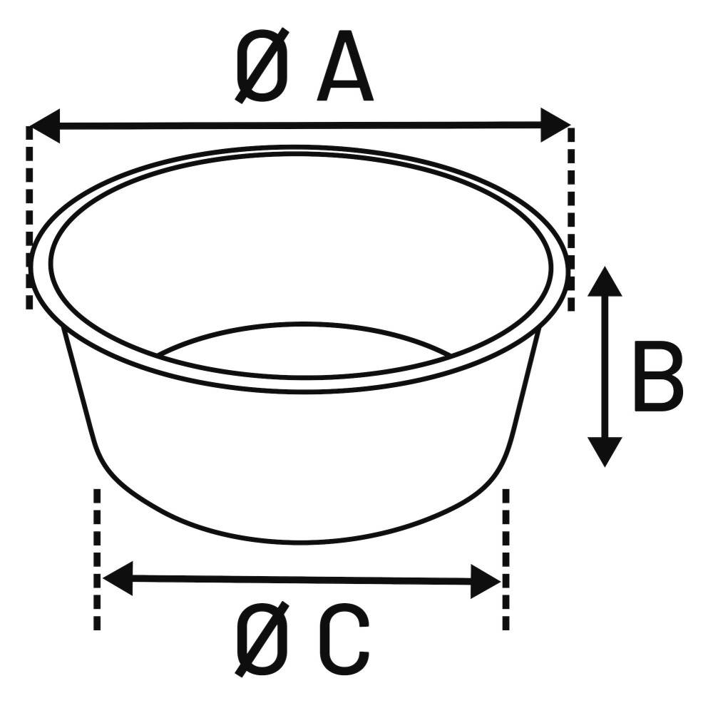 Gamelle pour nourriture ou l'eau blanche ø 16.7cm,  940 ml pour chat et petit chien - Imagen 4