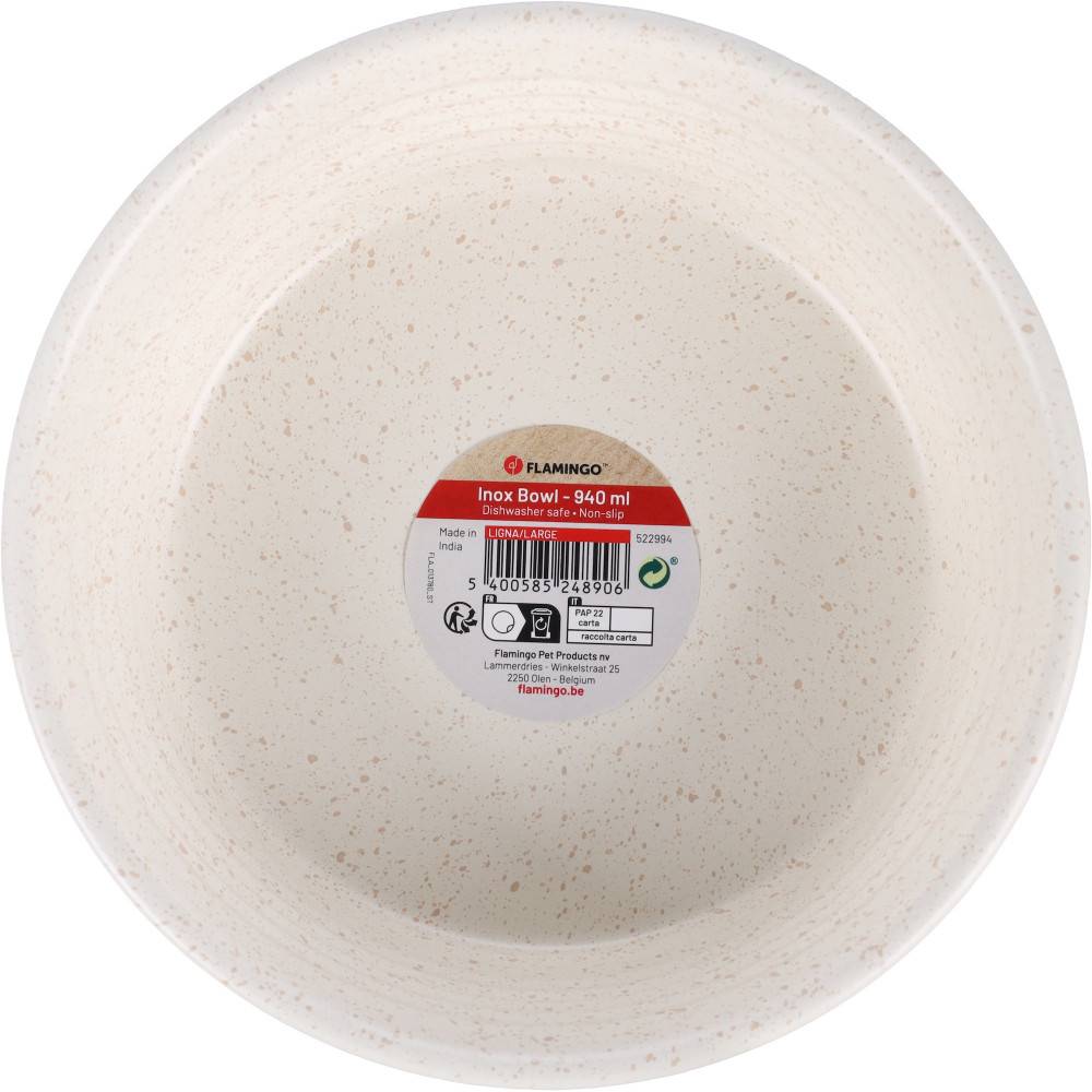 Gamelle pour nourriture ou l'eau blanche ø 16.7cm,  940 ml pour chat et petit chien - Imagen 3