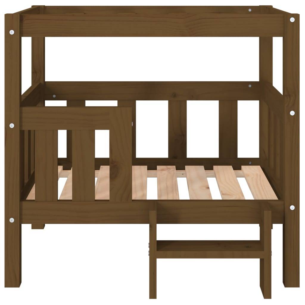 Vidaxl - Lit pour chien Marron miel 75,5x63,5x70 cm Bois de pin solide vidaXL 822380 - Imagen 7