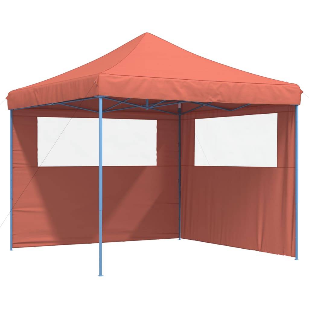 ComfortXL - Barnum Pop-Up 3x3 m Acier Tente Pliante avec 2 Côtés pour Réception Terre Cuite – ComfortXL Outdoor Living - Image 2