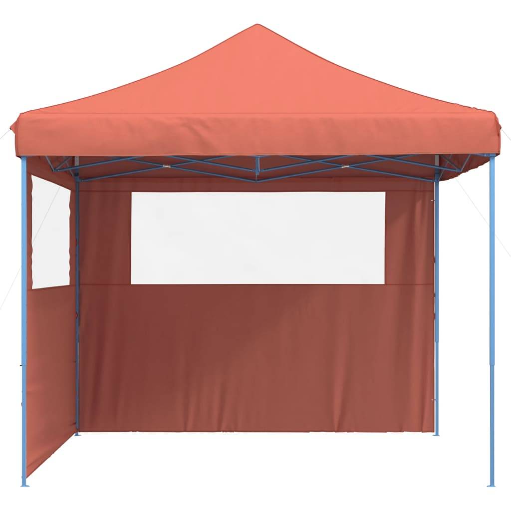 ComfortXL - Barnum Pop-Up 3x3 m Acier Tente Pliante avec 2 Côtés pour Réception Terre Cuite – ComfortXL Outdoor Living - Image 4