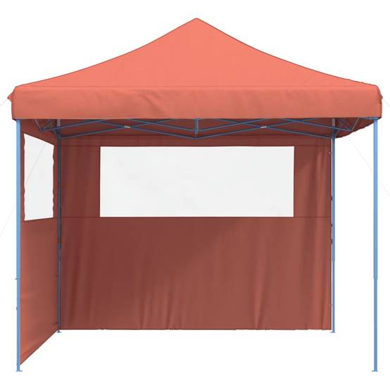 ComfortXL - Barnum Pop-Up 3x3 m Acier Tente Pliante avec 2 Côtés pour Réception Terre Cuite – ComfortXL Outdoor Living - Image 3