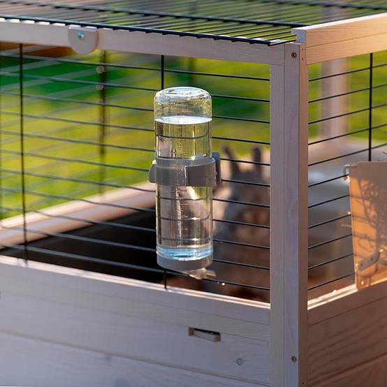 Ferplast - Ferplast Cage en bois FSC pour lapins ARENA 100, pour cochons d'inde, accessoires inclus - Imagen 8