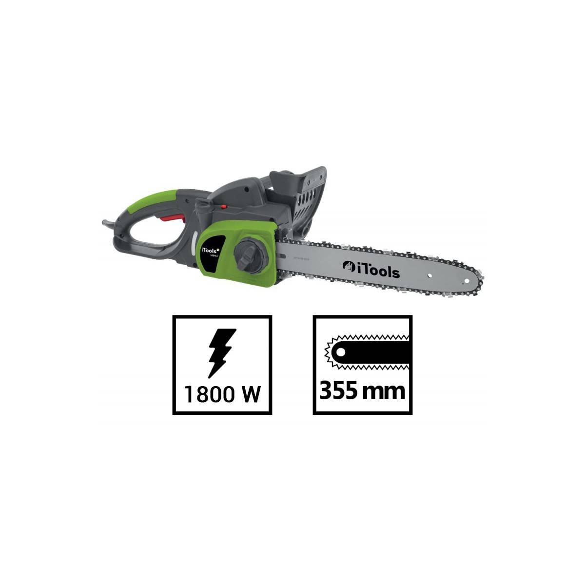 Tronçonneuse Electrique 1800W lame 355mm Guide 35mm ITOOLS - Imagen 3