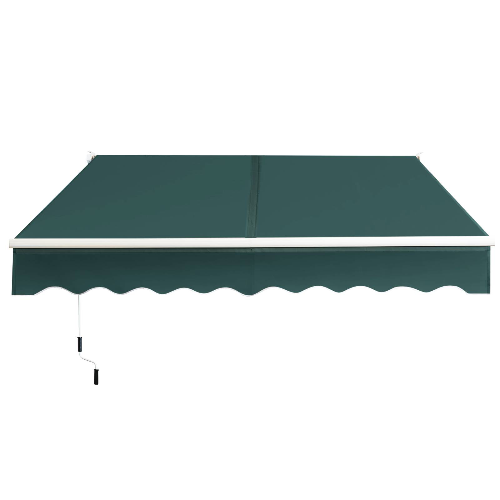 Maison Chic - Store Banne Auvent Rétractable Manuel 245x200CM Angle Ajustable 40°-100° sans Perçage pour Balcon/Jardin Vert - Image 1