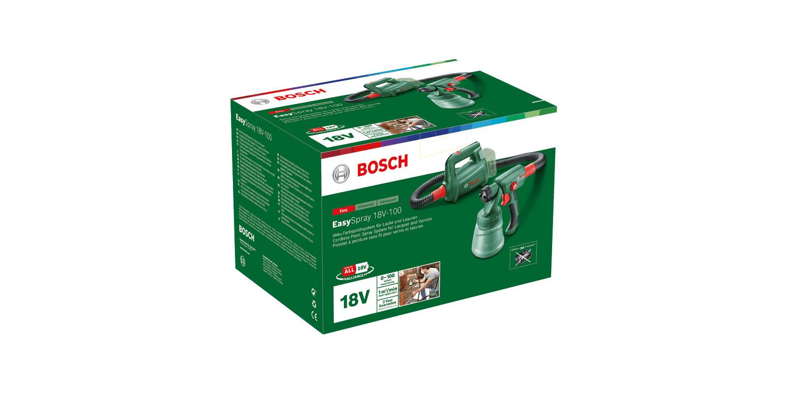 Bosch - Pistolet à peinture Easy Spray 18V-100 - BOSCH - sans batterie, ni chargeur - 603208000 - Imagen 3