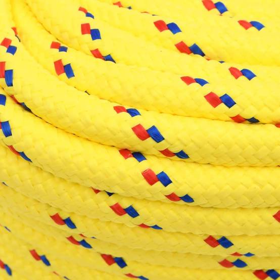 Corde de bateau Jaune 18 mm 100 m Polypropylène Maison Chic - Image 4