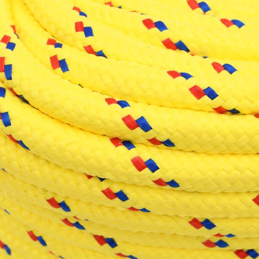 Corde de bateau Jaune 18 mm 100 m Polypropylène Maison Chic - Image 4