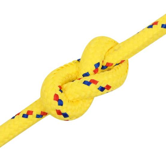 Corde de bateau Jaune 18 mm 100 m Polypropylène Maison Chic - Image 5