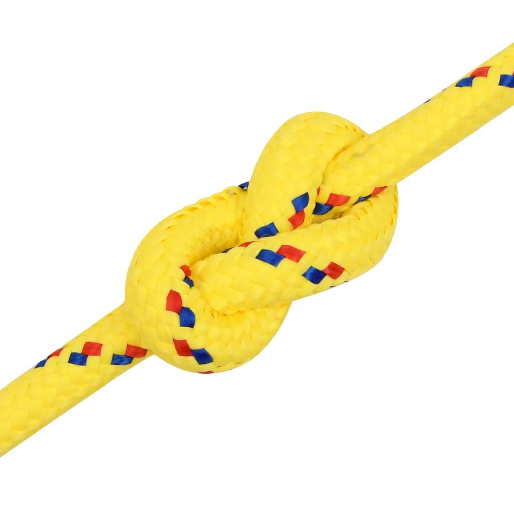 Corde de bateau Jaune 18 mm 100 m Polypropylène Maison Chic - Image 5