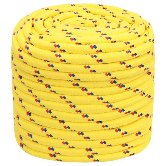 Corde de bateau Jaune 18 mm 100 m Polypropylène Maison Chic - Image 1