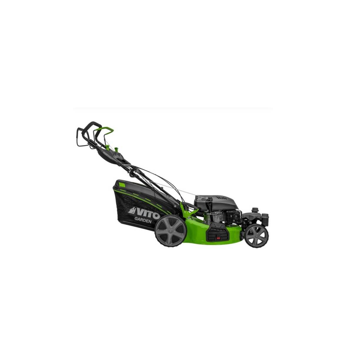 Tondeuse à gazon Autotractée 6.5CV Moteur essence 4T 196Cm3 Largeur 508mm Roues avant pivotantes Surfaces 2000m² VITO - Imagen 10