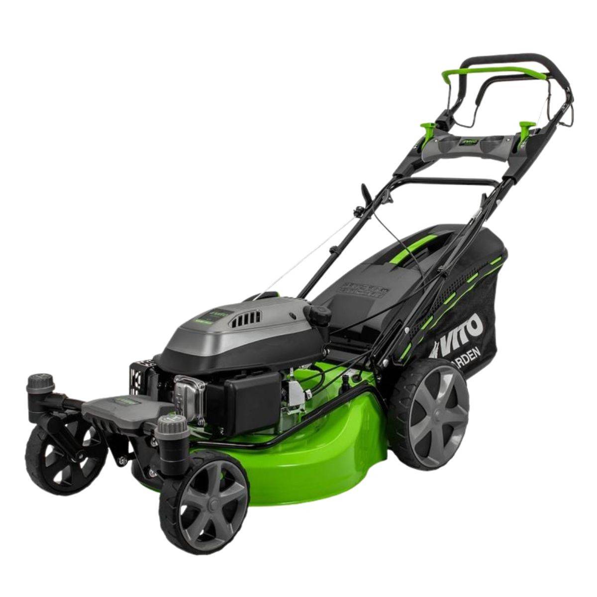 Tondeuse à gazon Autotractée 6.5CV Moteur essence 4T 196Cm3 Largeur 508mm Roues avant pivotantes Surfaces 2000m² VITO - Imagen 1