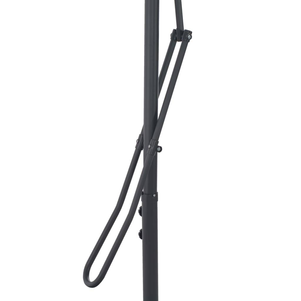 Helloshop26 - Parasol d'extérieur avec mât en acier 300 cm vert - Imagen 6