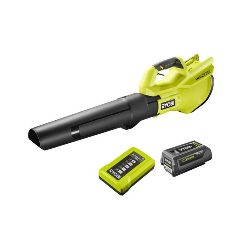 Ryobi - Souffleur Turbo Jet 36V RYOBI - Soufflerie 193 km/h - Batterie 4,0Ah - Chargeur - RY36BLB-140 - Image 1
