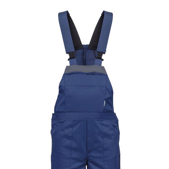 Salopette de travail Bleu marine Taille 48 Polyester / Coton 7 Poches Sangles épaules reglables VITO - Image 2