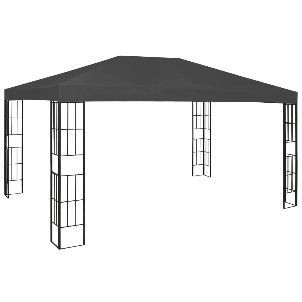 Tonnelle - Tente de réception - Barnum 3x4 m Anthracite - MEUBLE PRO-JU5700 - Image 2