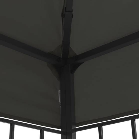 Tonnelle - Tente de réception - Barnum 3x4 m Anthracite - MEUBLE PRO-JU5700 - Image 5