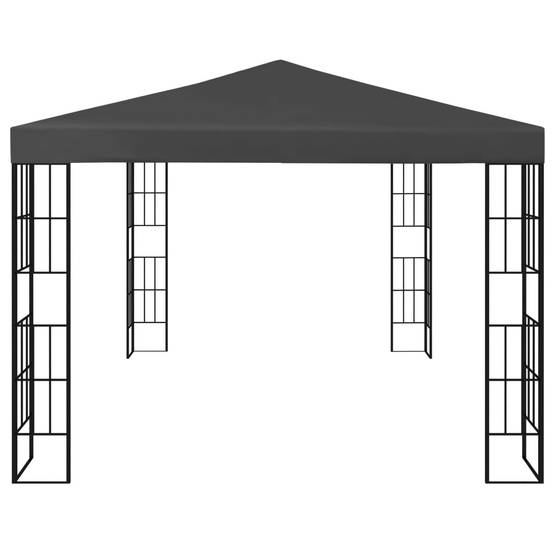 Tonnelle - Tente de réception - Barnum 3x4 m Anthracite - MEUBLE PRO-JU5700 - Image 3