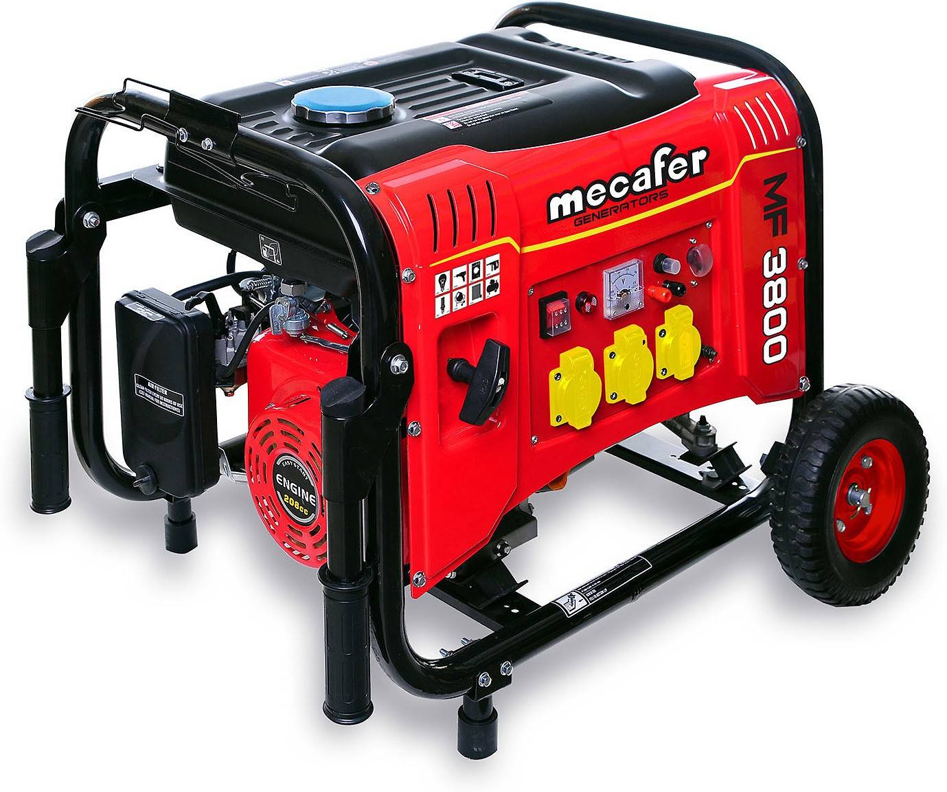 Groupe électrogène portable MF3800 - Réservoir 15 litres - 3500 W - MECAFER - 450138 - Image 1