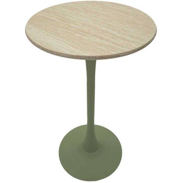 Table de bar en métal et MDF Alaska 60 x 106 cm Mauro Ferretti - Image 4
