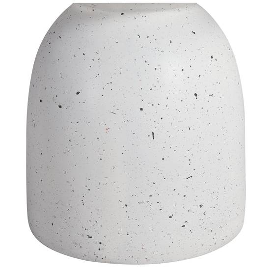 Table d'appoint d'extérieur en MgO, présentant un aspect marbré, blanc - Image 8