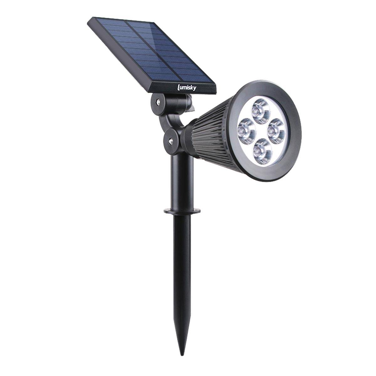 Lumisky - Spot solaire projecteur SPIKY Blanc froid 100LM - Imagen 1