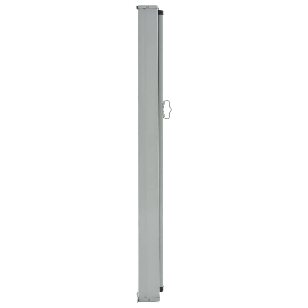 Helloshop26 - Auvent paravent store brise-vue latéral rétractable de patio jardin terrasse balcon protection visuelle écran 120 x 300 cm rouge - Imagen 4