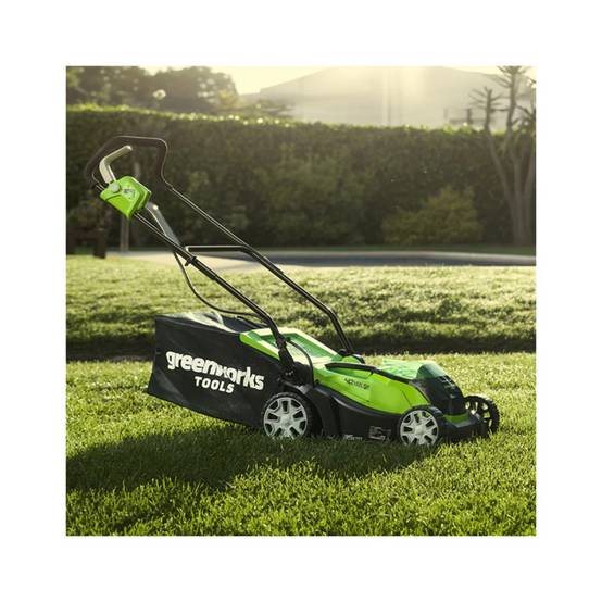 Greenworks - Tondeuse à gazon poussée 35cm 40V GREENWORKS - Sans batterie ni chargeur - G40LM35 - Image 4
