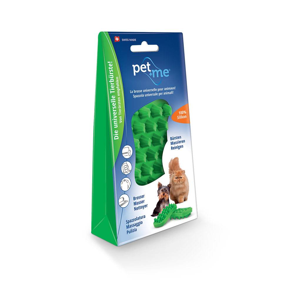 Brosse petits chiens et chats à poil longs PETME - Image 6
