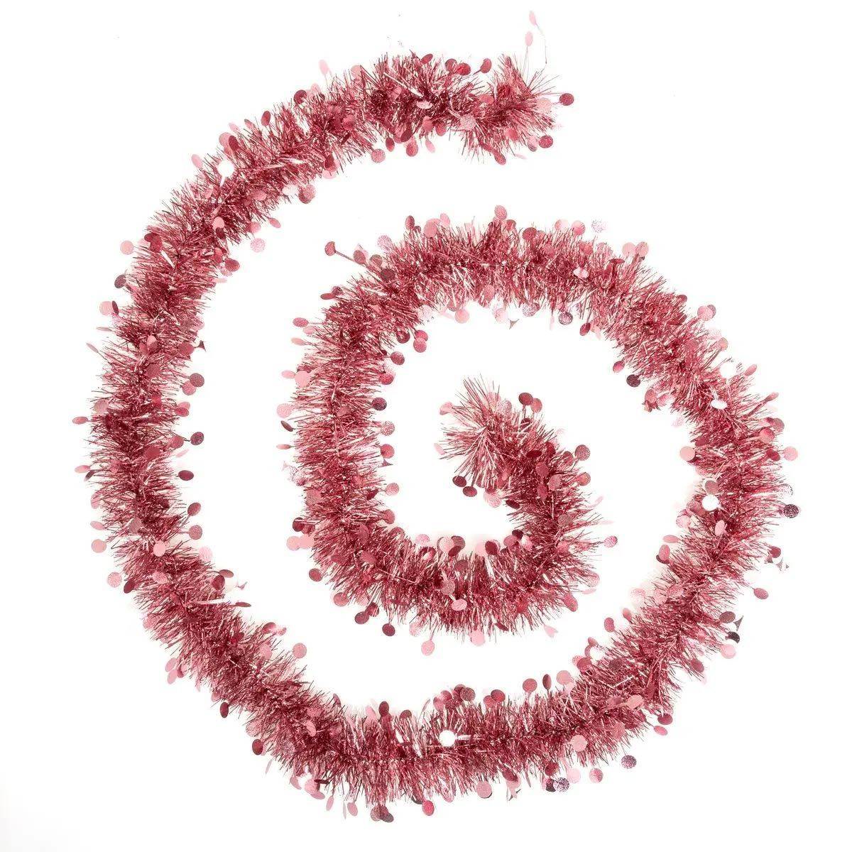 Guirlande de Noël Pois "Colorama" 200cm Rose - Image 1