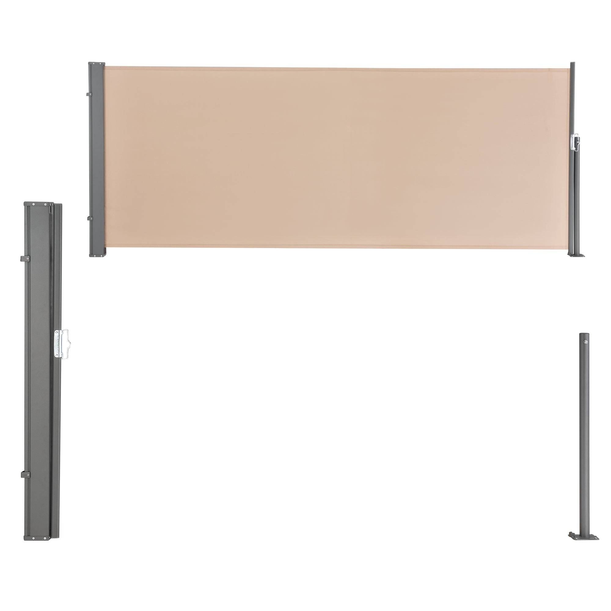 Helloshop26 - Brise-vue uv 100 x 300 cm sable - Imagen 3