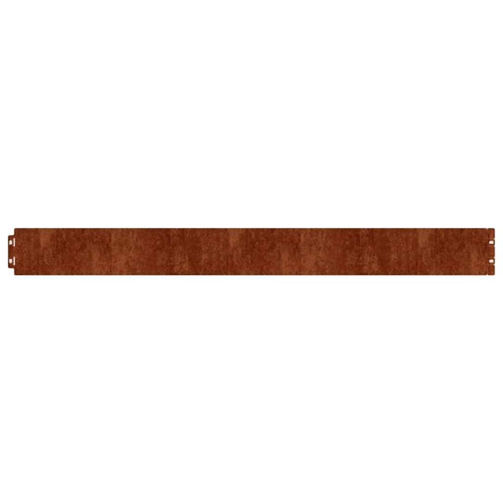 PANGIVO - Bordure de pelouse acier patiné rouillé 103 x 10 cm - PANGIVO - Image 4