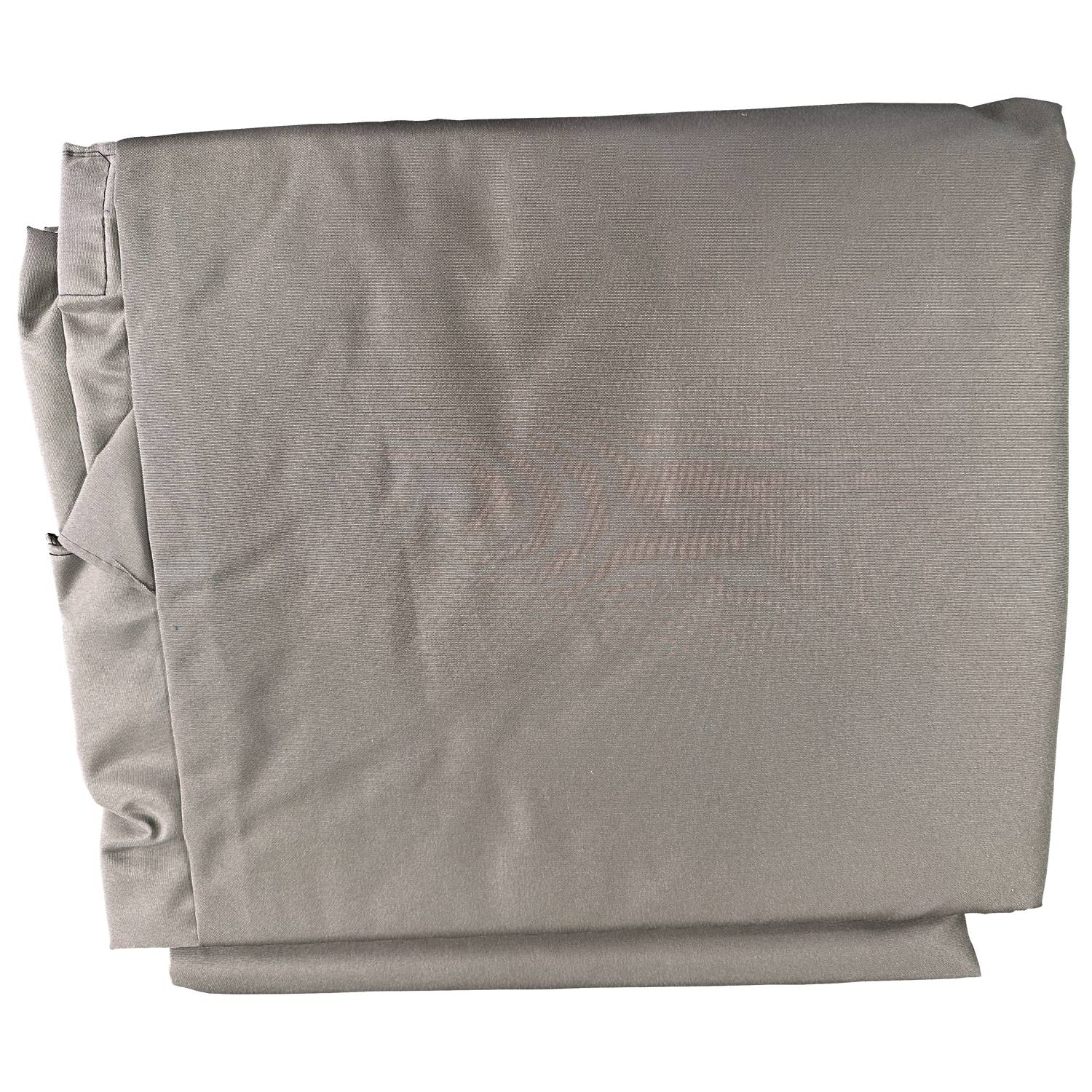Happy Garden - Toile pour parasol droit HAPUNA rond 2,70m de diamètre taupe - HAPPY GARDEN - Image 1